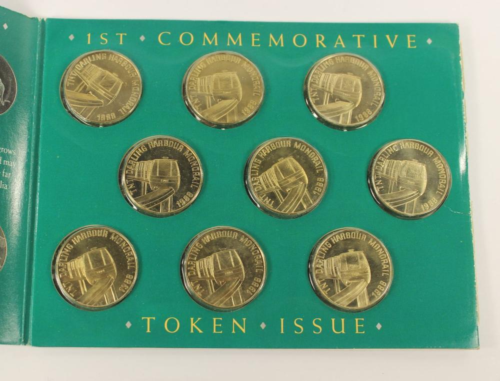 Australia 1988 Cu-Ni Tokens... image