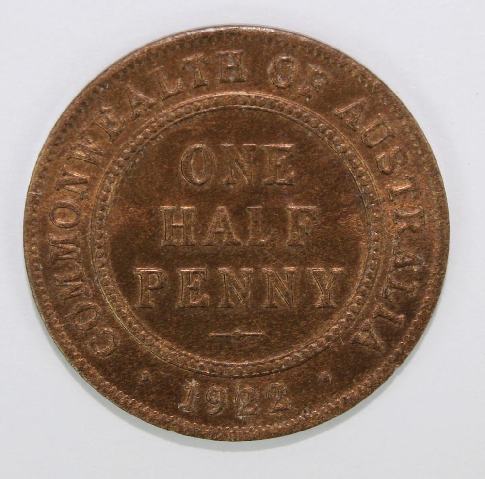 Australia 1922 Halfpenny, G... image