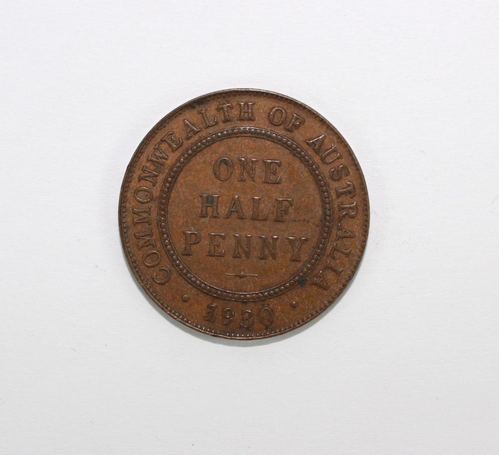 Australia 1930 Half Penny C... image