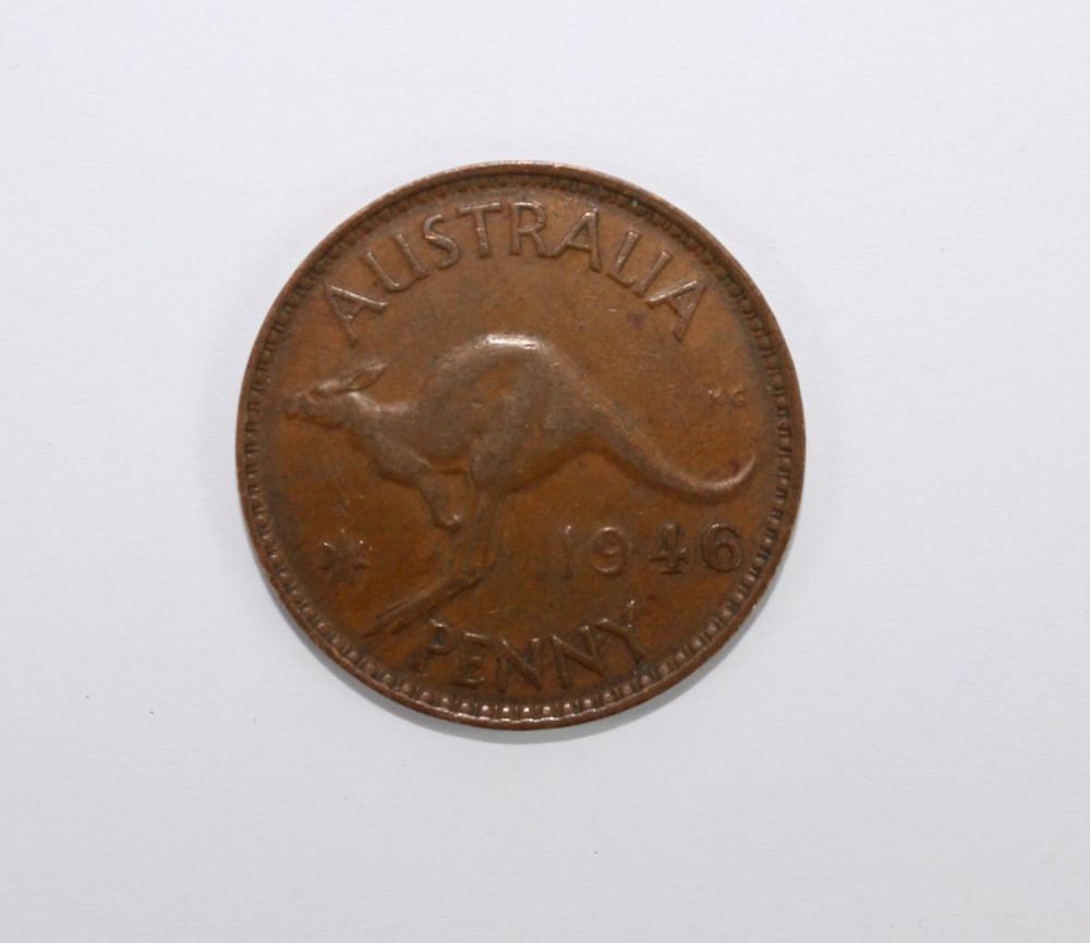 Australia 1946 Penny, Very ... image