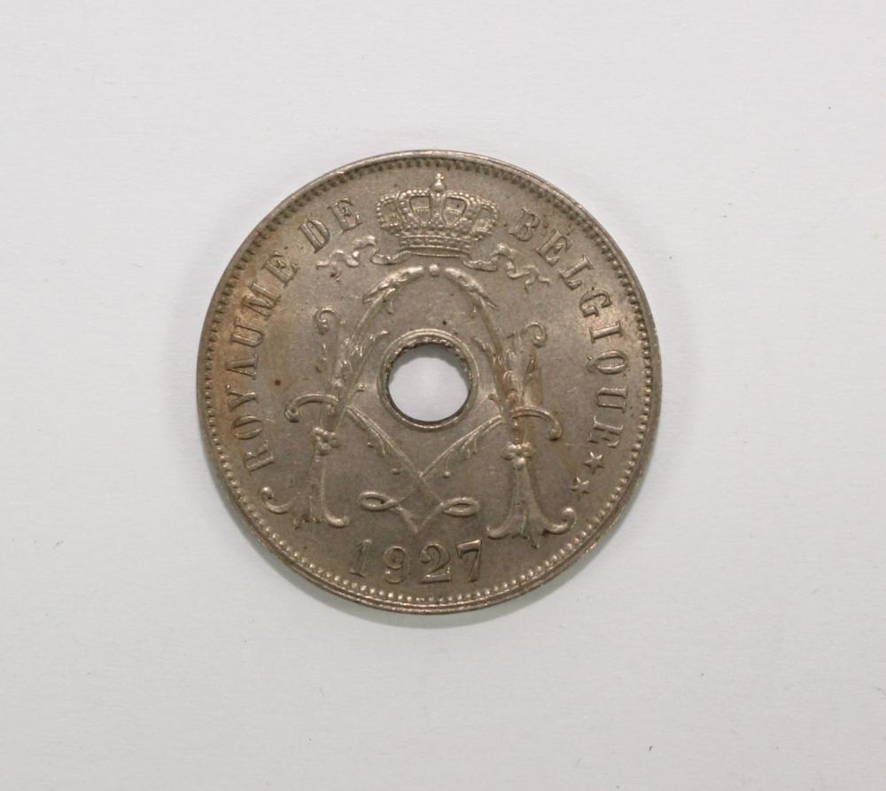 Belgium 1927 Cu-Ni 25 Centi... image