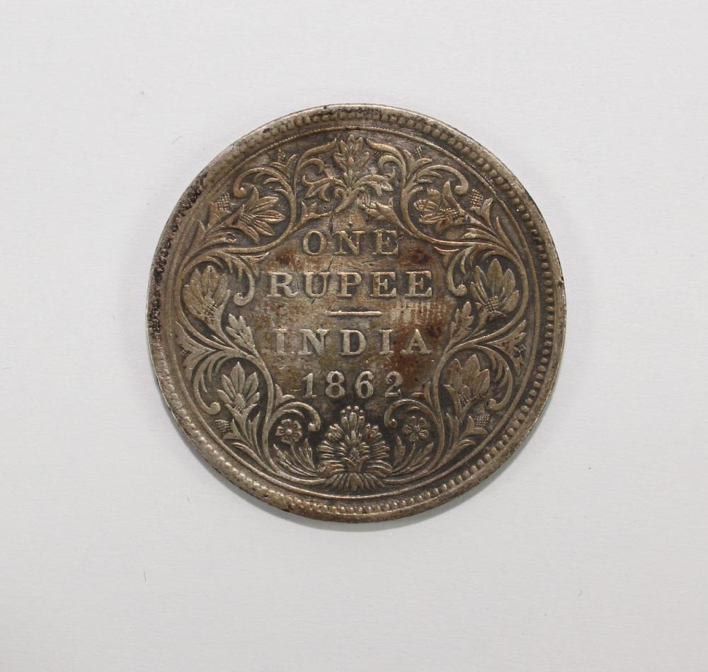 British India 1862 Silver (... image