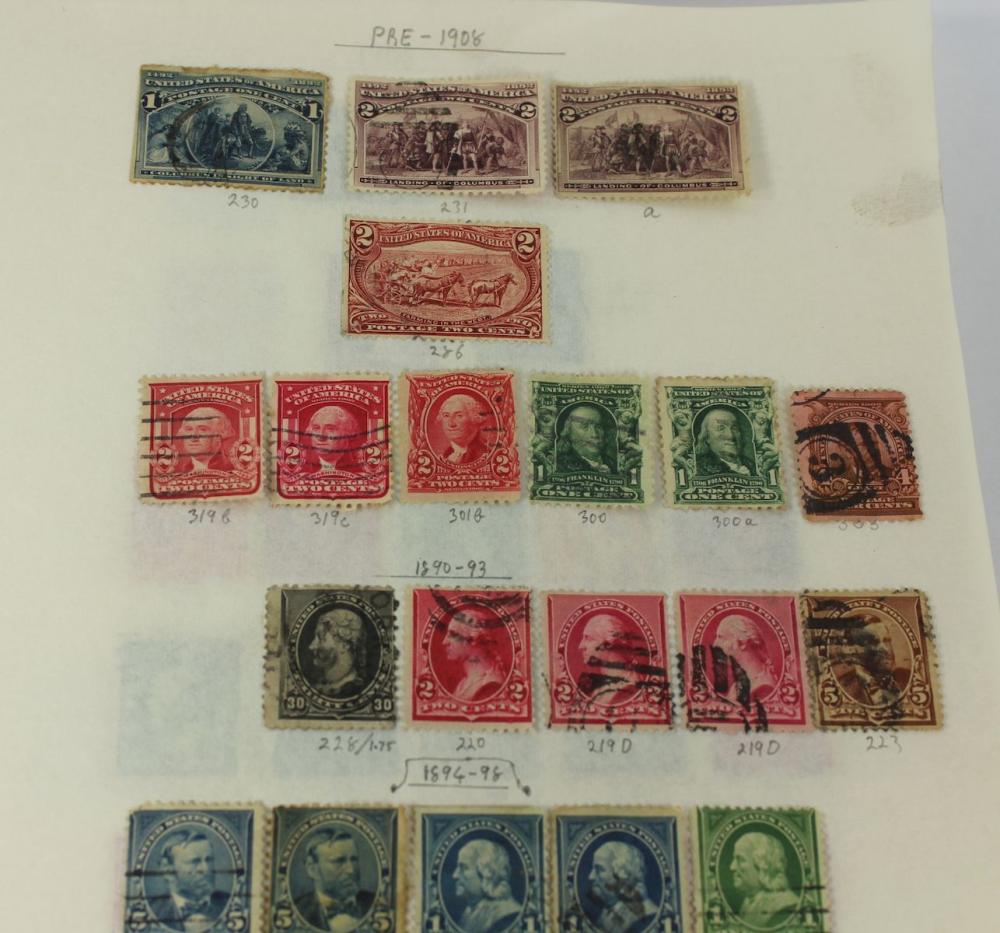 U.S.A Stamps from Pre-1908 ... image