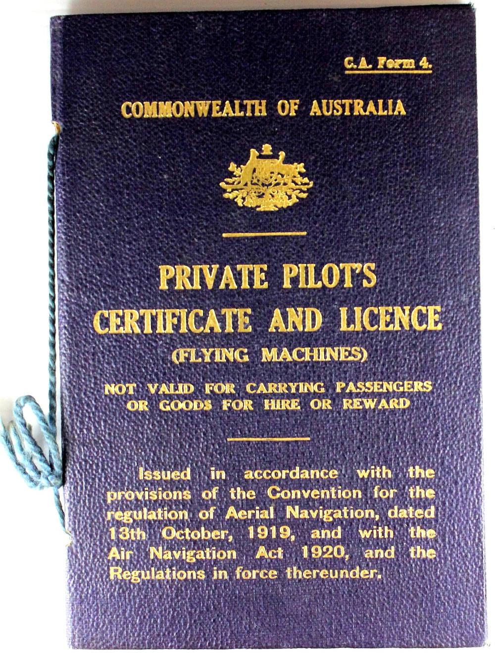 Australia. 1932 Private Pil... image