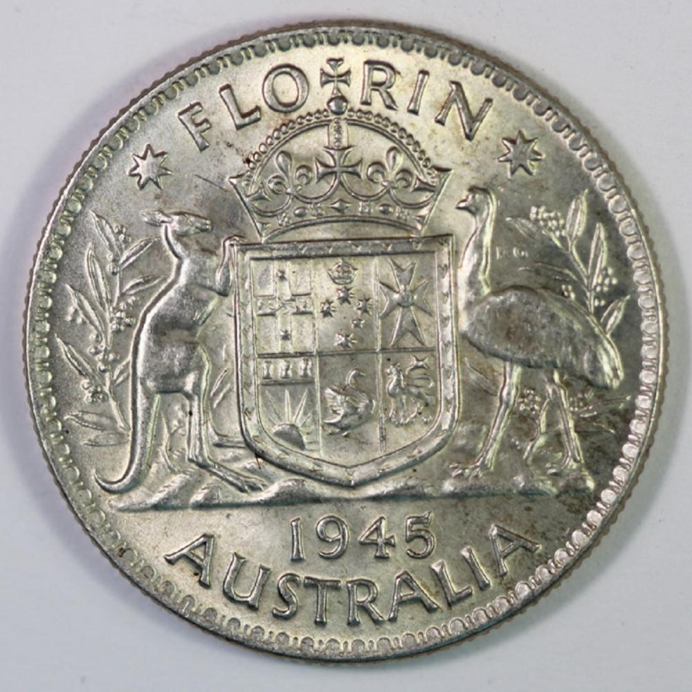 Australia. 1945 Florin, Cho... image