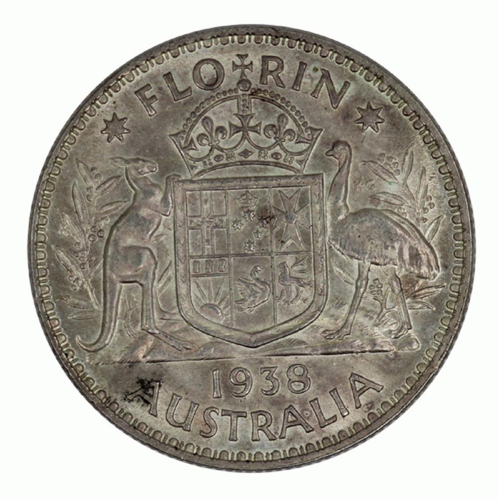 Australia. 1938 Florin, Unc... image