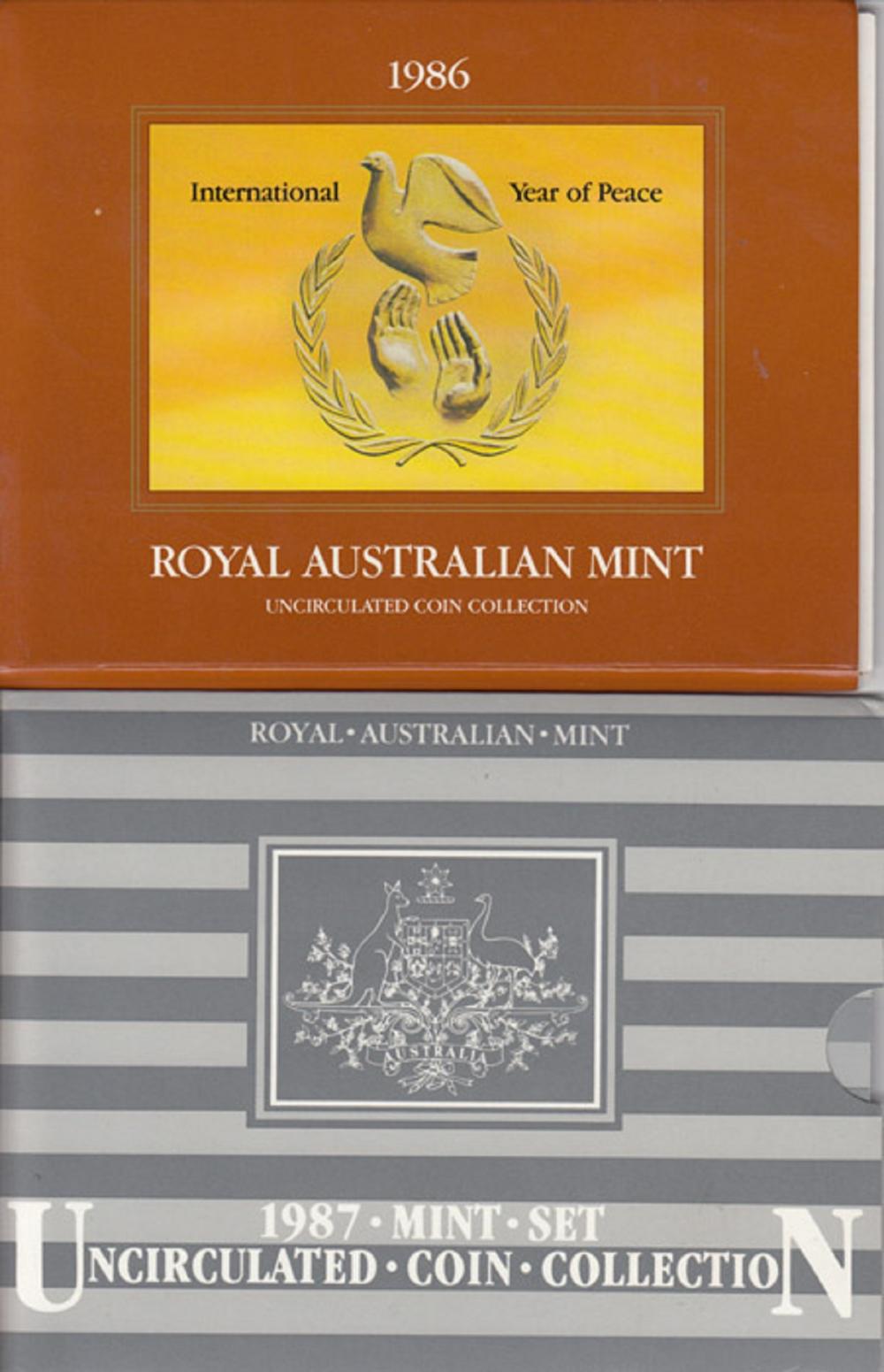 Australia. 1986 & 1987 Mint... image