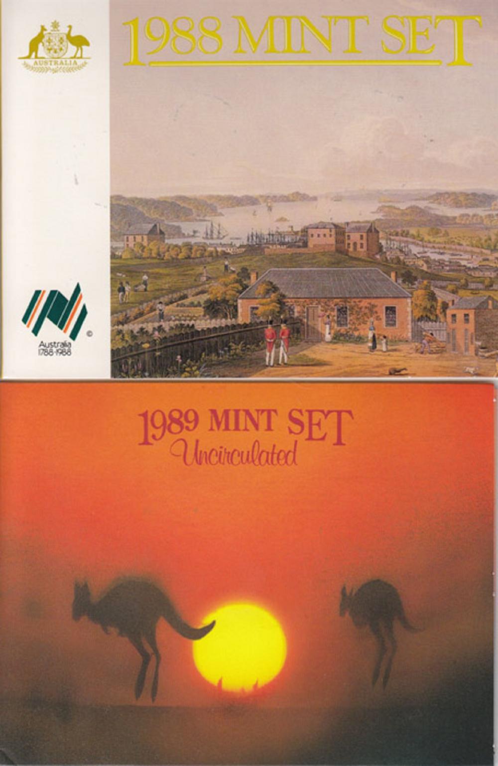 Australia. 1988 & 1989 Mint... image