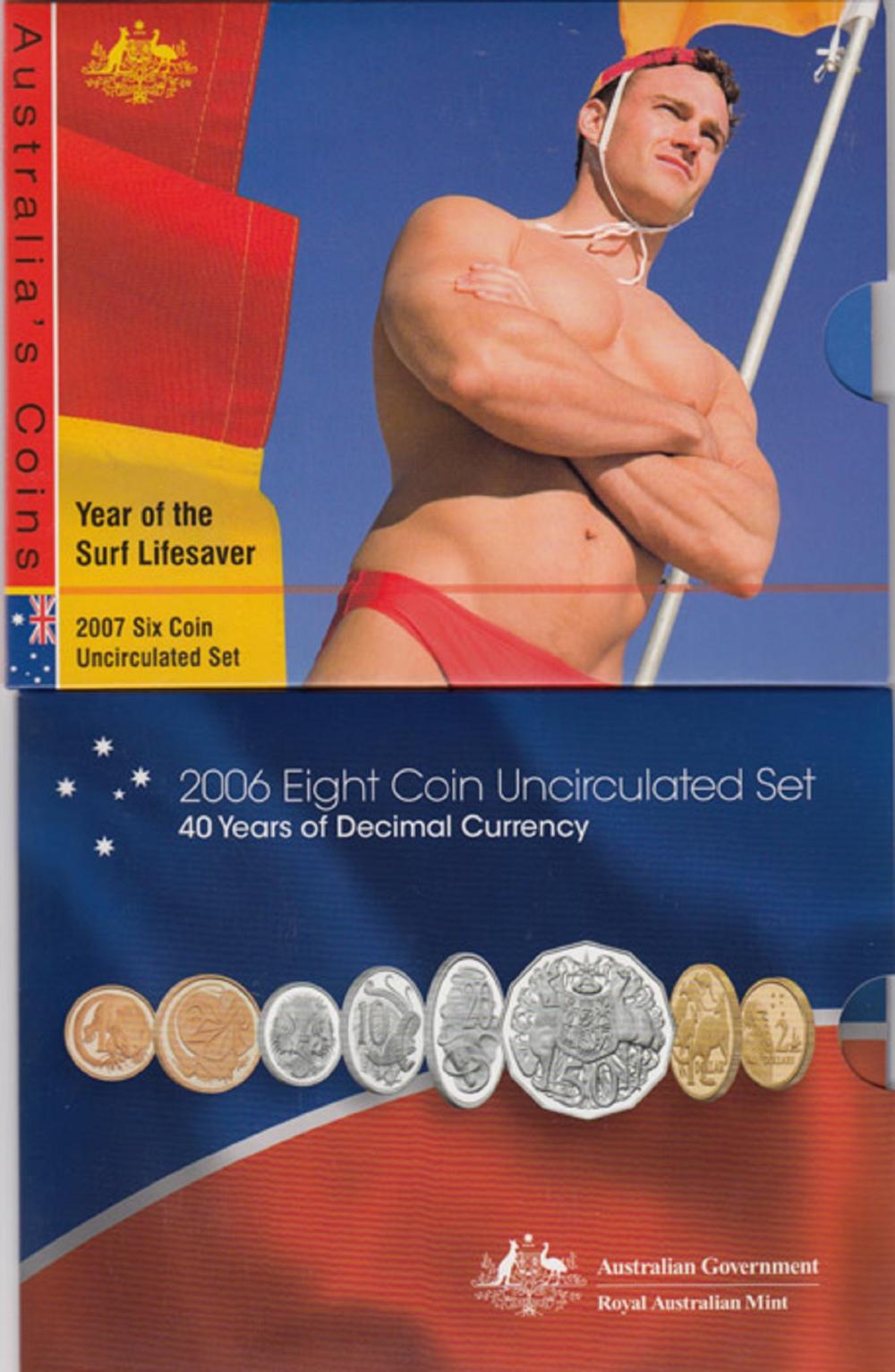 Australia. 2006 & 2007 Mint... image