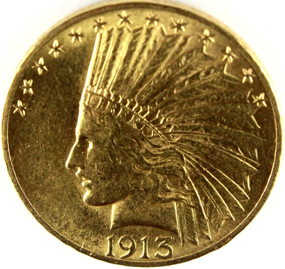 U.S.A. 1913 Gold $10, virtu... image