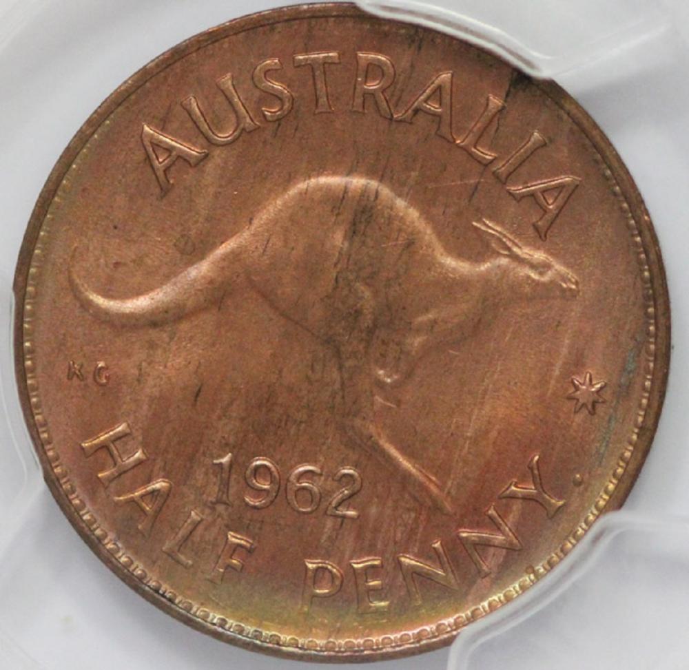 Australia. 1962 Halfpenny, ... image