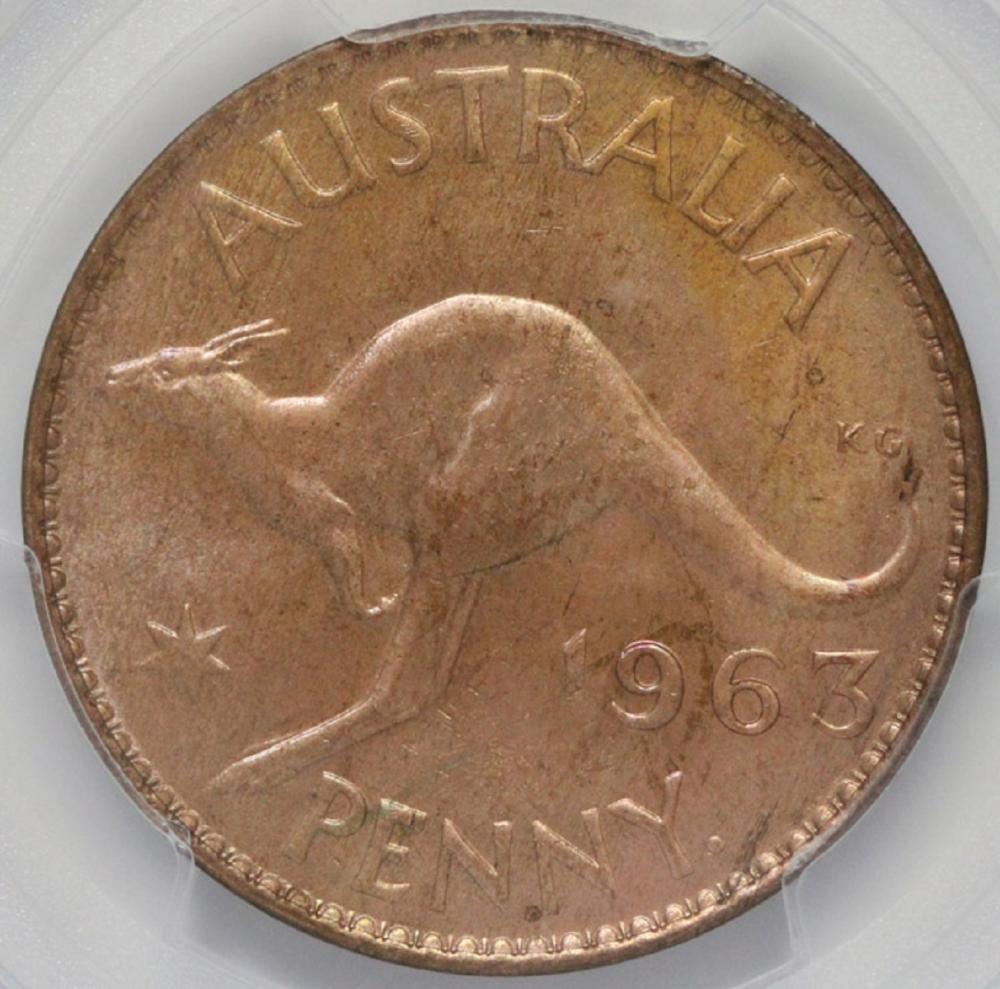 Australia. 1963 Penny, PCGS... image