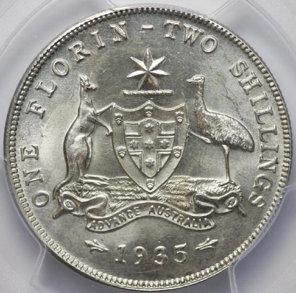 Australia. 1935 Florin, PCG... image