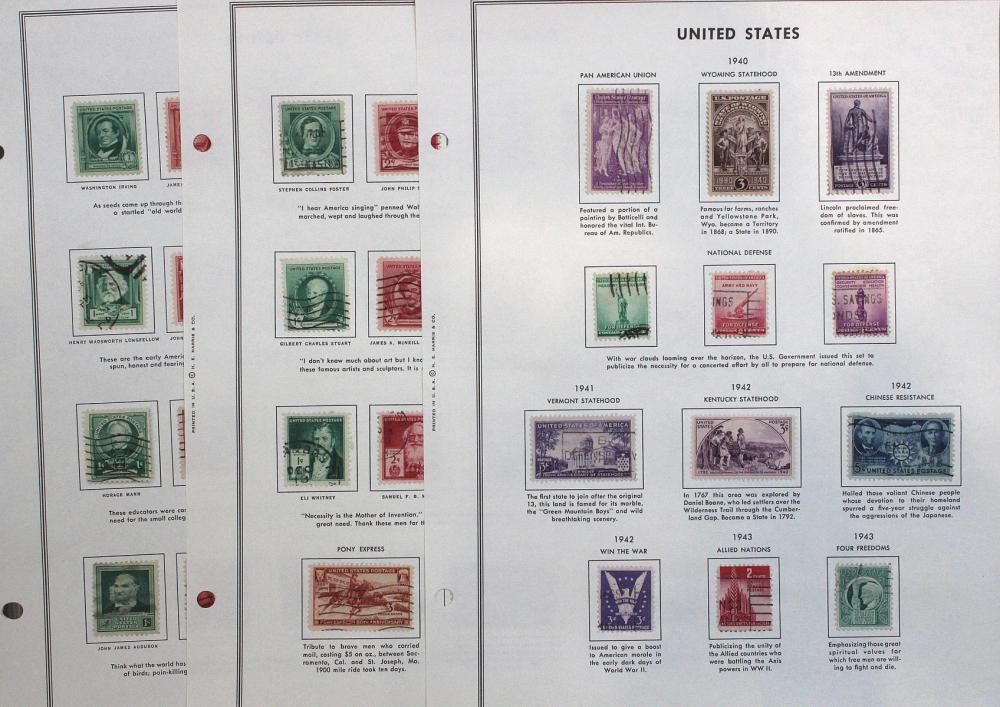 U.S.A. Used Stamps issued 1... image