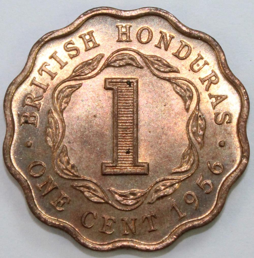 British Honduras. 1956 Cent... image