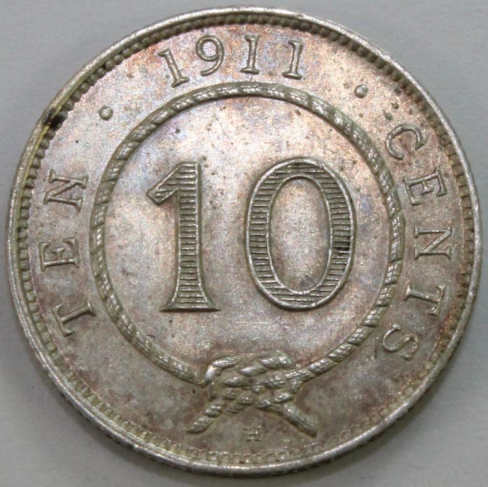 Sarawak. 1911 H Silver Ten ... image