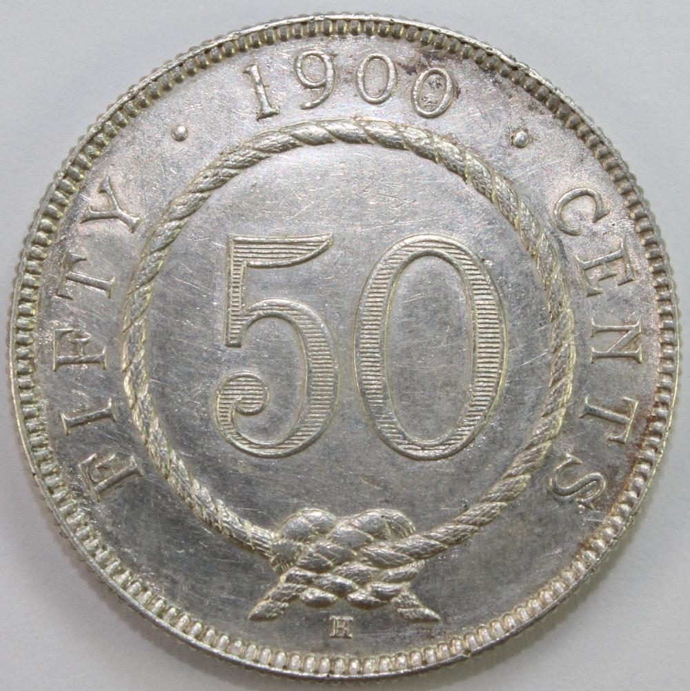 Sarawak. 1900 H Silver Fift... image