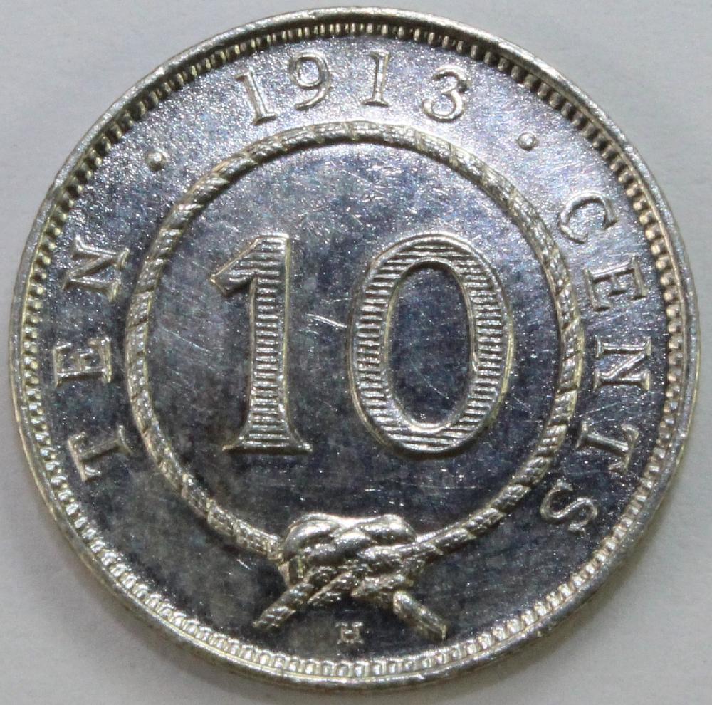 Sarawak. 1913 H Silver Ten ... image