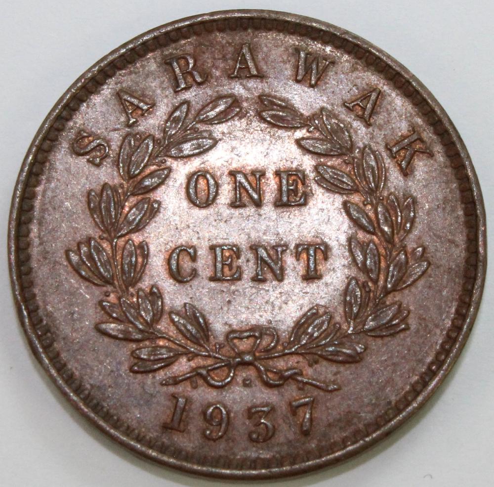 Sarawak. 1937 H Cent, Choic... image