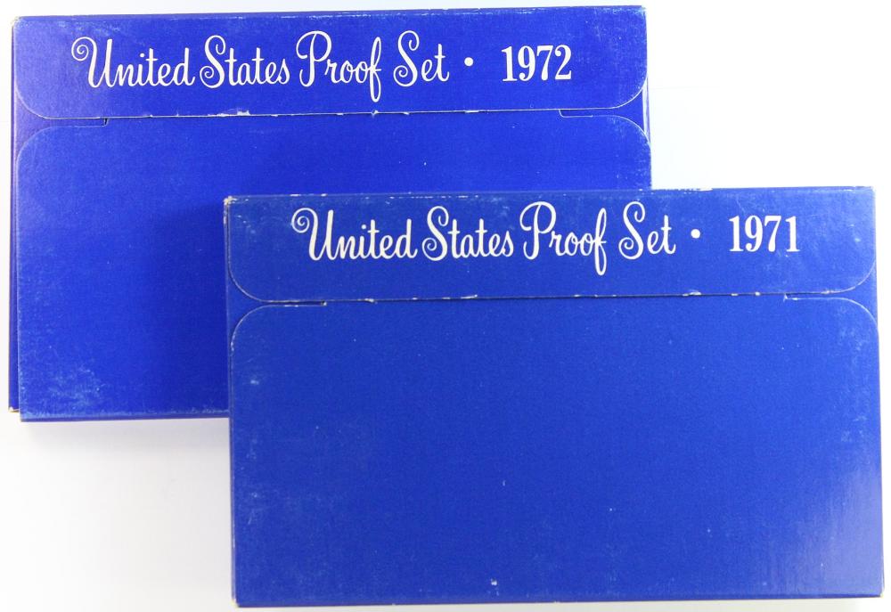 U.S.A. 1971 S & 1972 S Proo... image