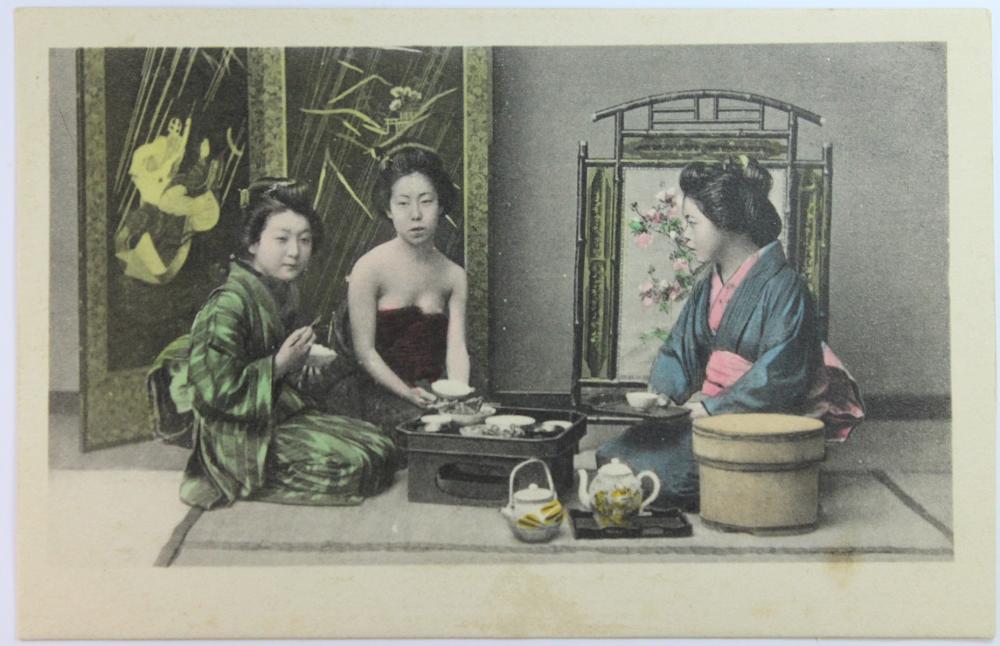 Japan. Coloured postcards f... image