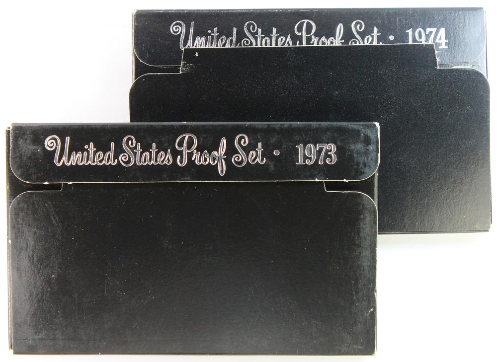 U.S.A. 1973 S & 1974 S Proo... image