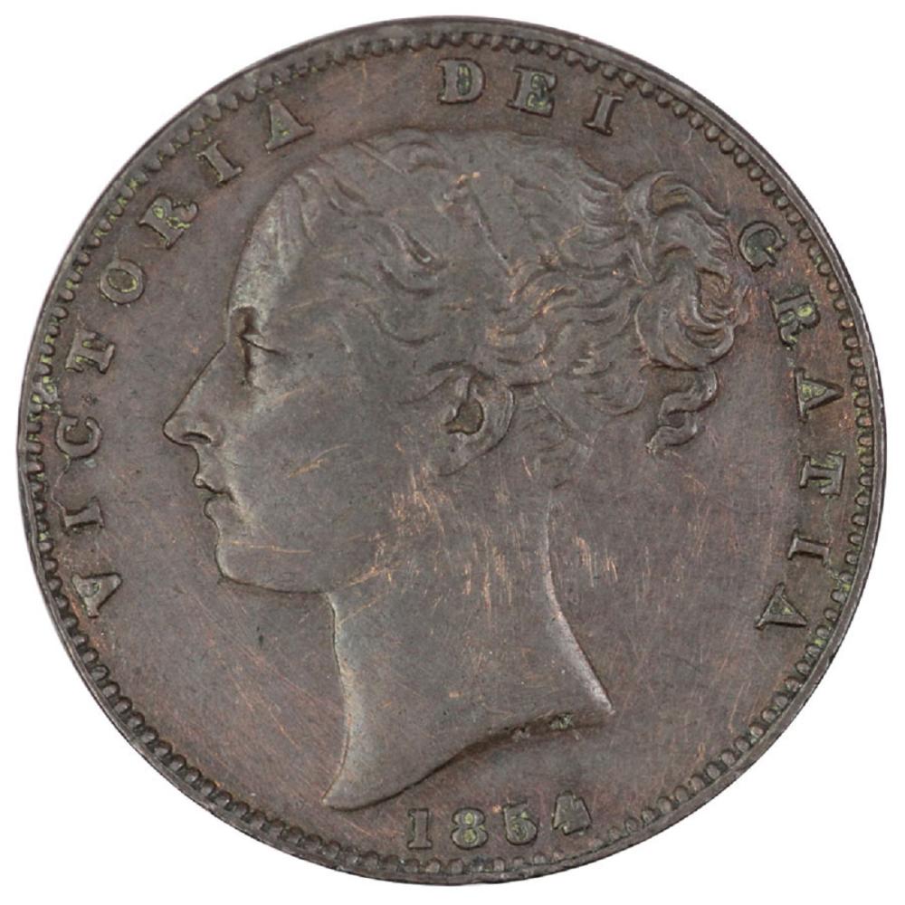 Great Britain. 1854 Farthin... image