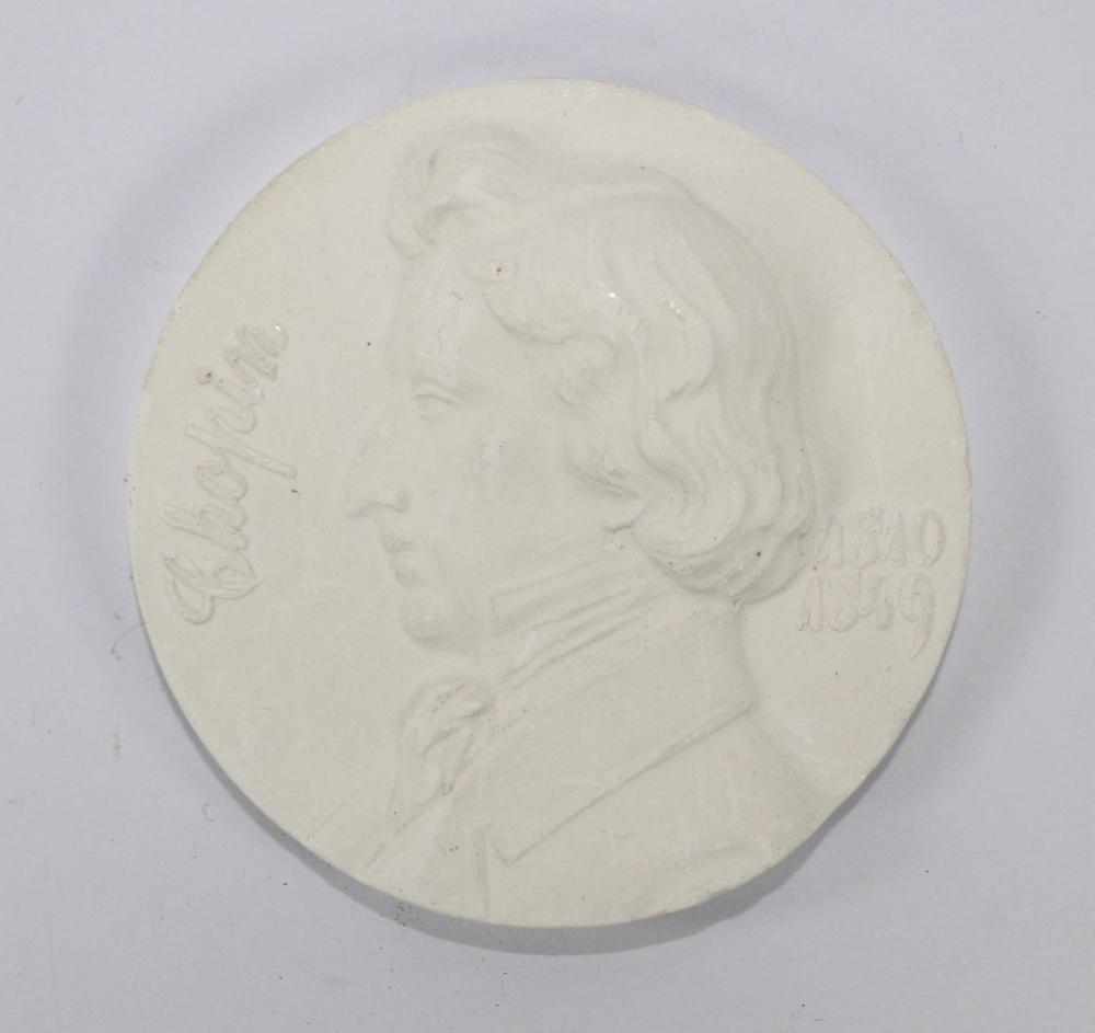 Portrait Disc in Plaster of... image