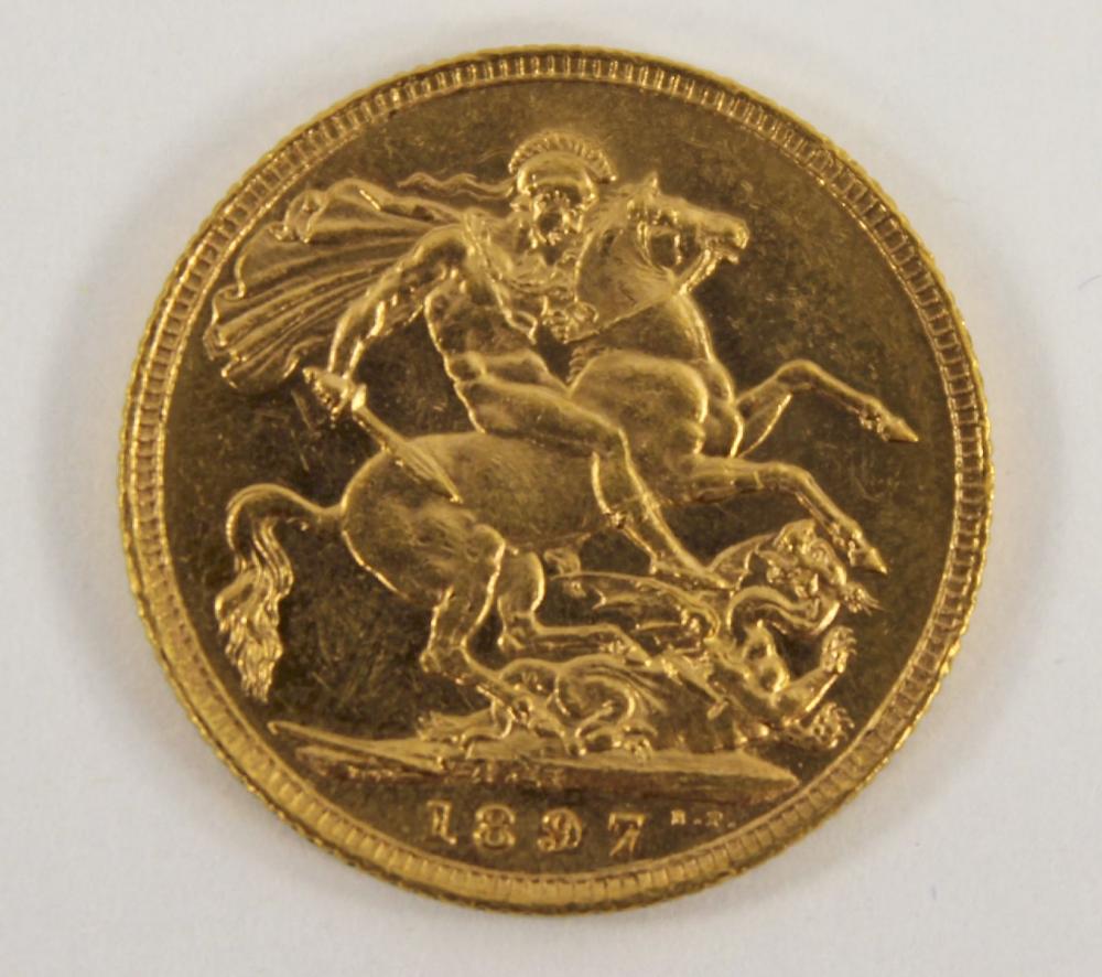 Australia 1897 'M' Sovereig... image