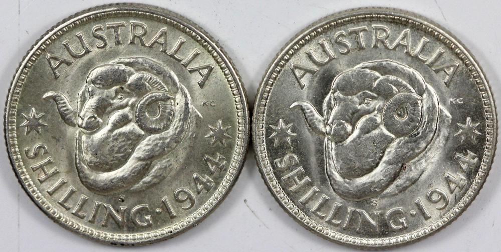 Australia 1944 'Plain S' & ... image