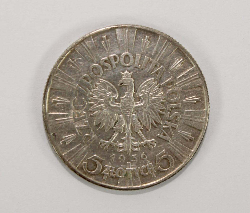 Poland 1936 Silver (750) 5 ... image