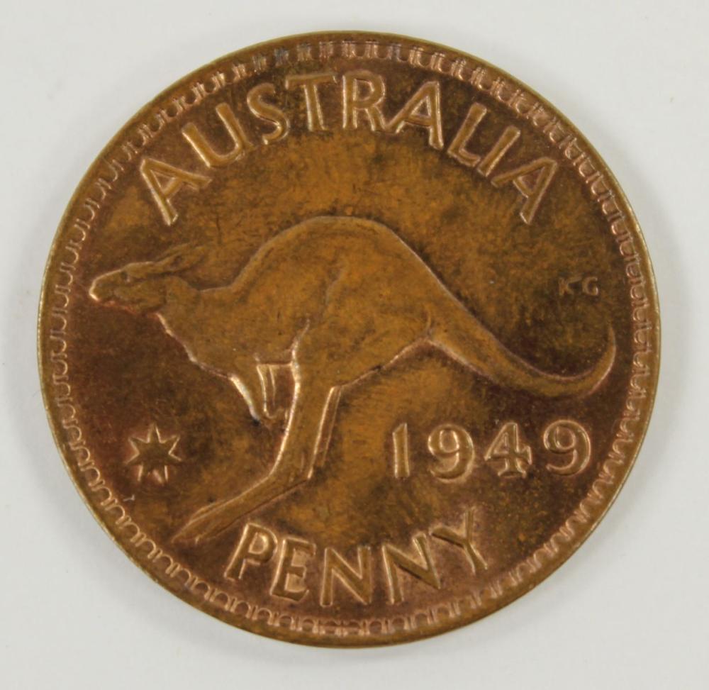 Australia 1949 Penny, Choic... image