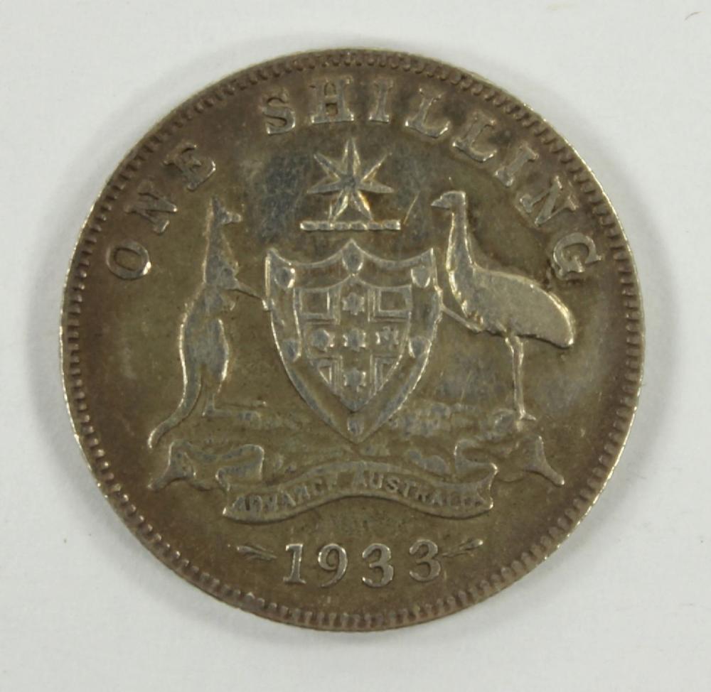 Australia 1933 Shilling, VG... image