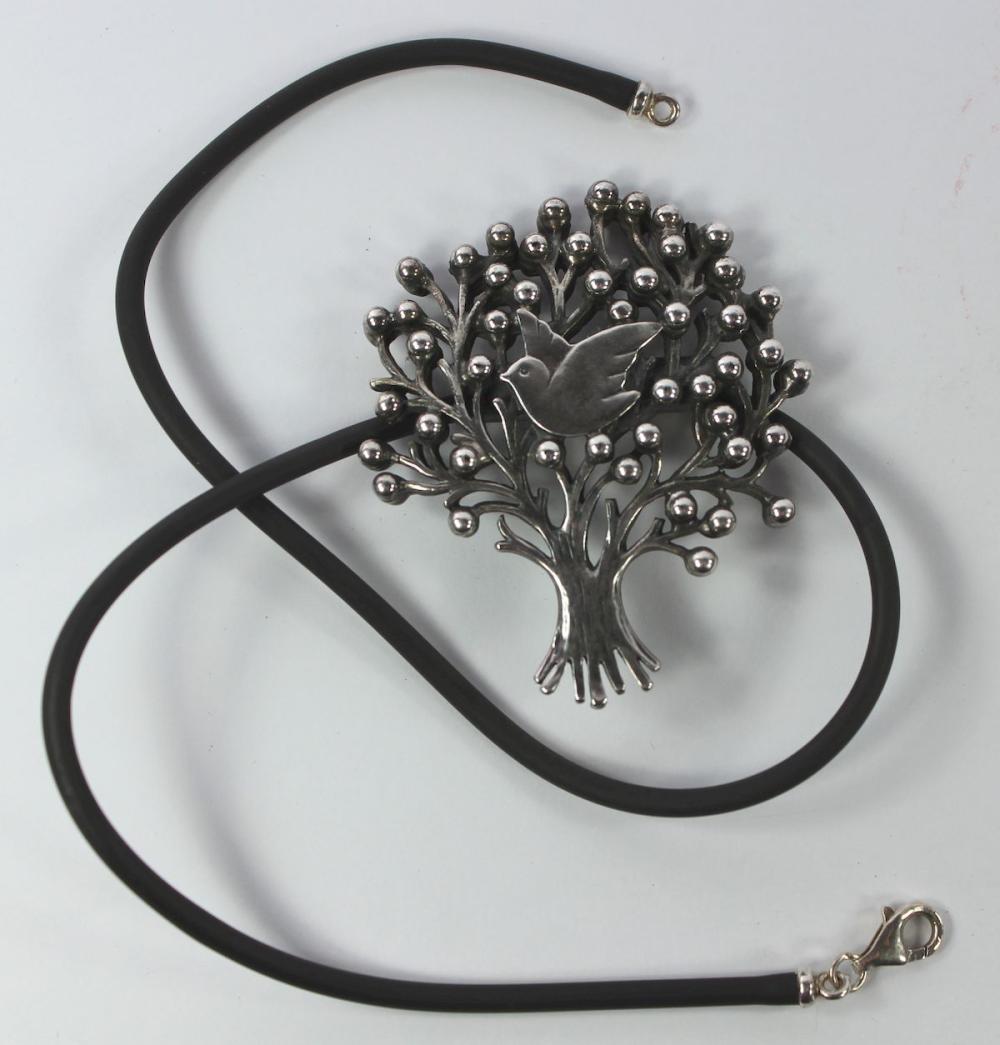 Tree of Life Pendant in Ste... image