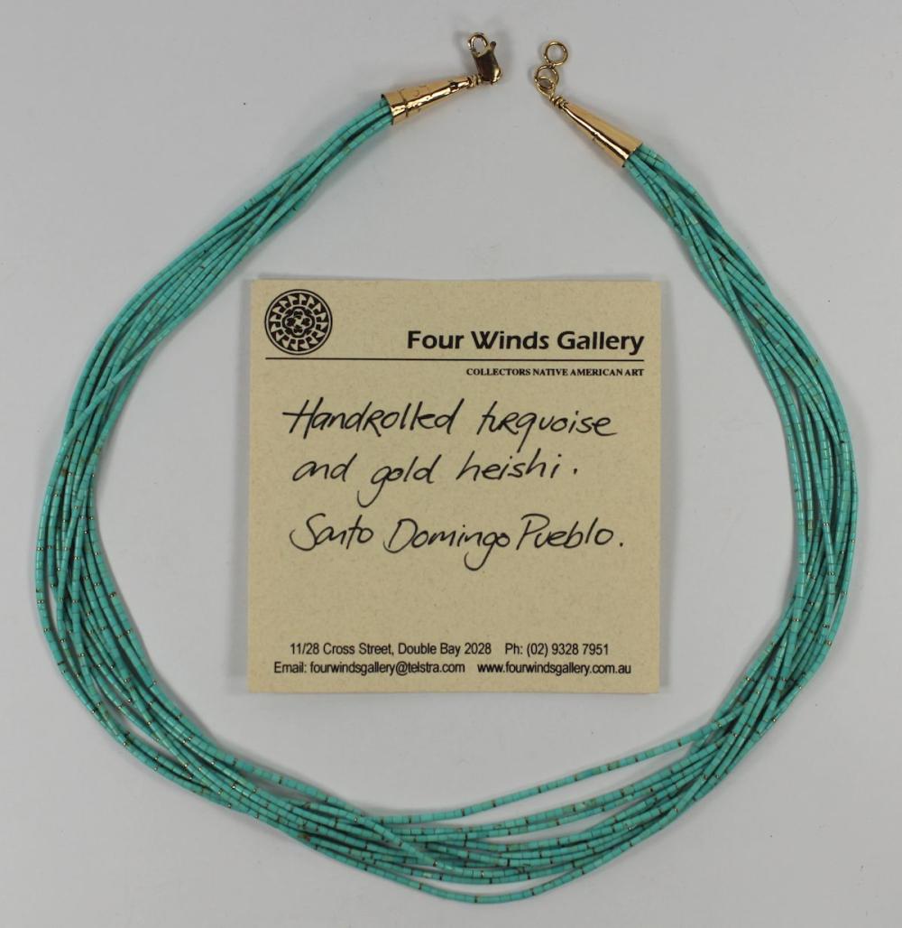 Native Hand Rolled Turquois... image