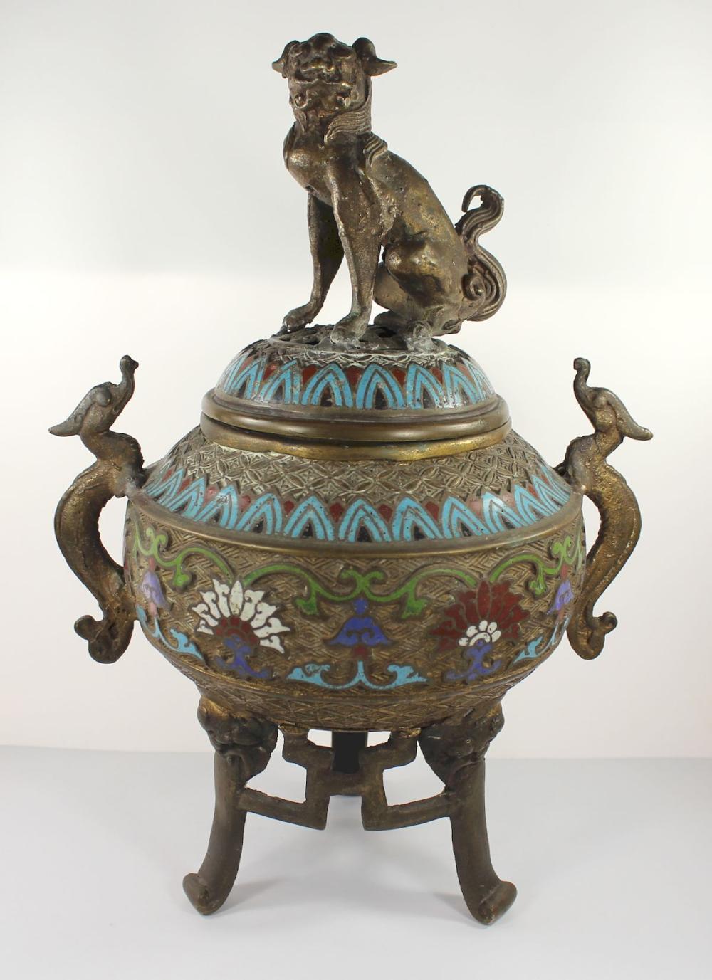 Large Antique Chinese Clois... image