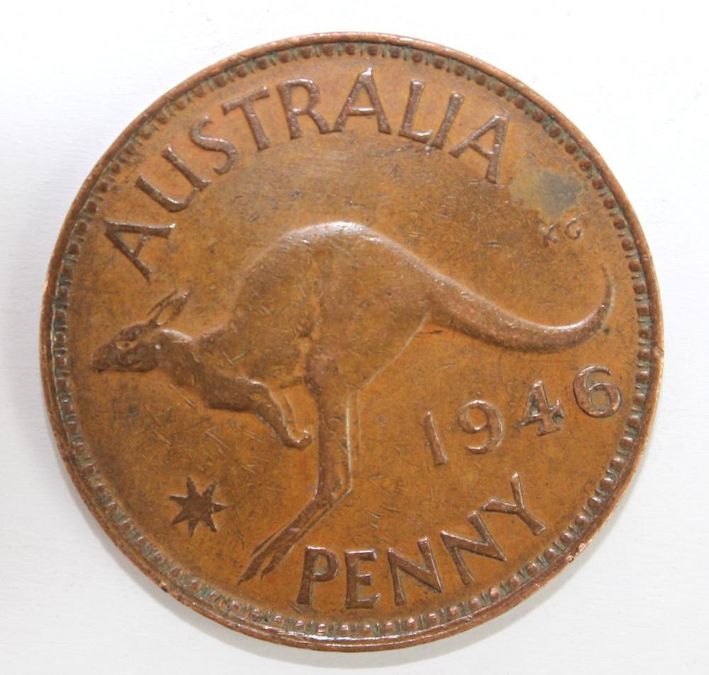 Australia 1946 Penny, good ... image