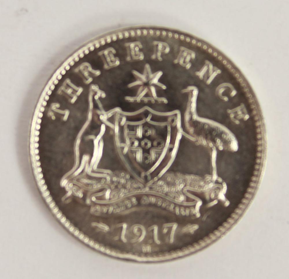 Australia 1917 M Threepence... image