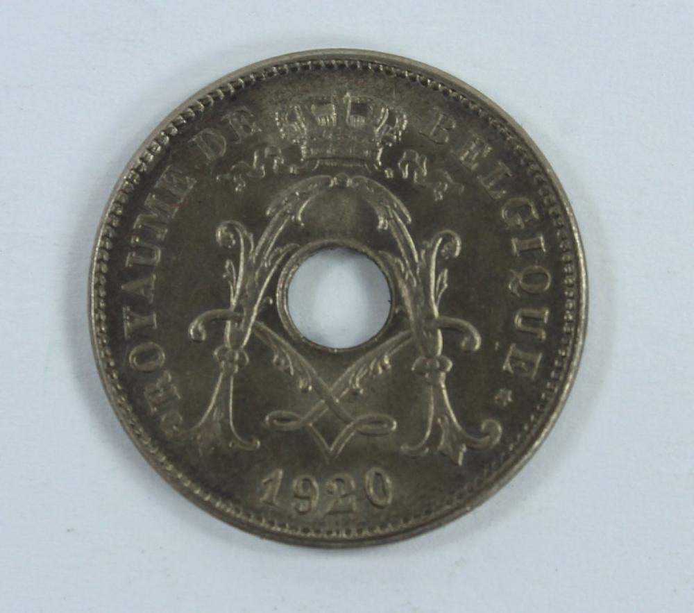 Belgium 1920 10 Centimes, B... image