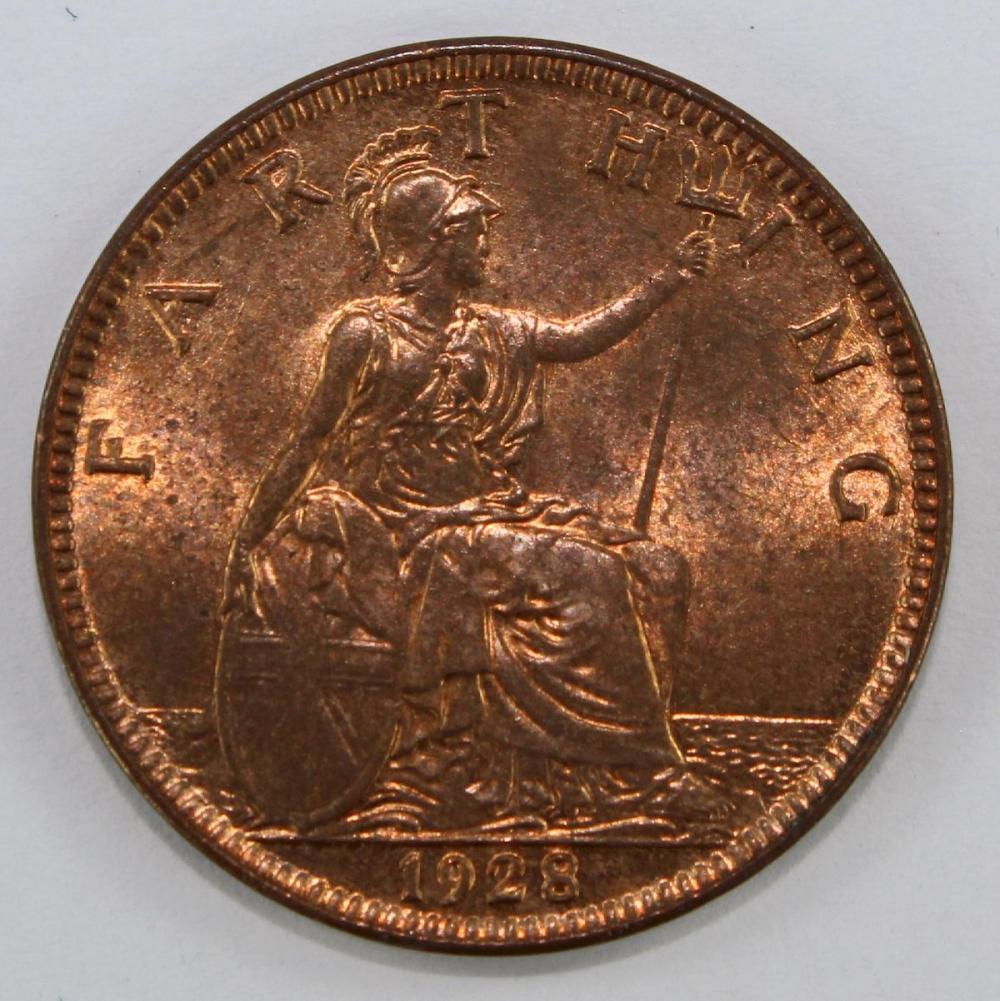 Great Britain 1928 Farthing... image