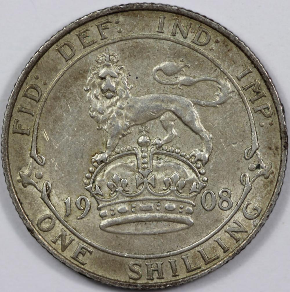 Great Britain 1908 Shilling... image