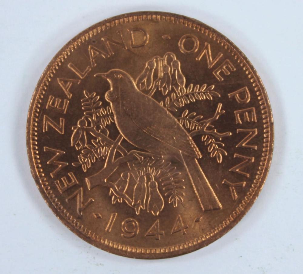 New Zealand 1944 Penny, Ful... image