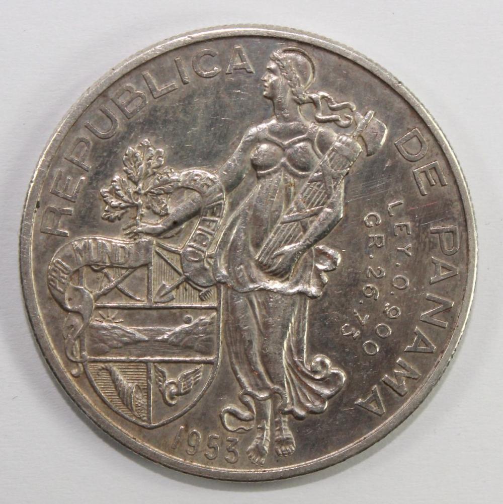 Panama 1953 Silver (900) Ba... image