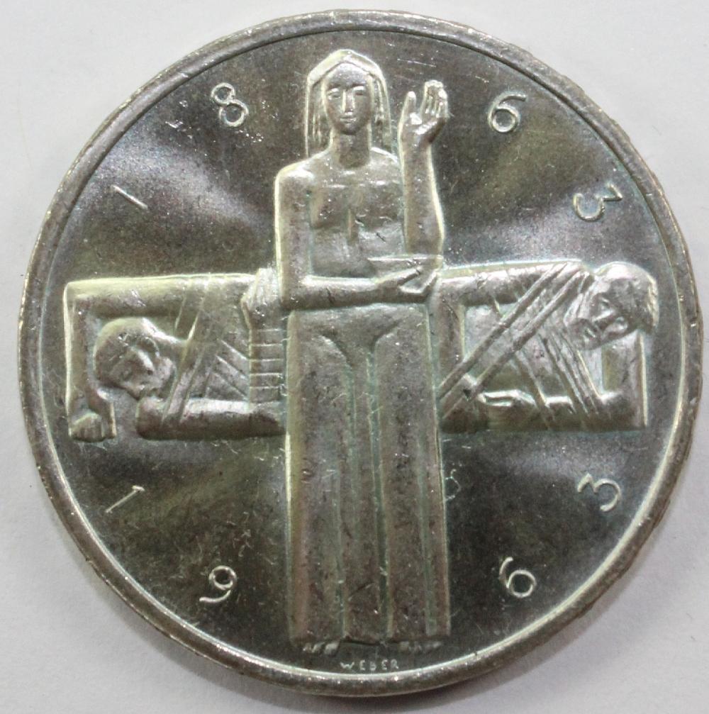 Switzerland 1963 Silver (90... image