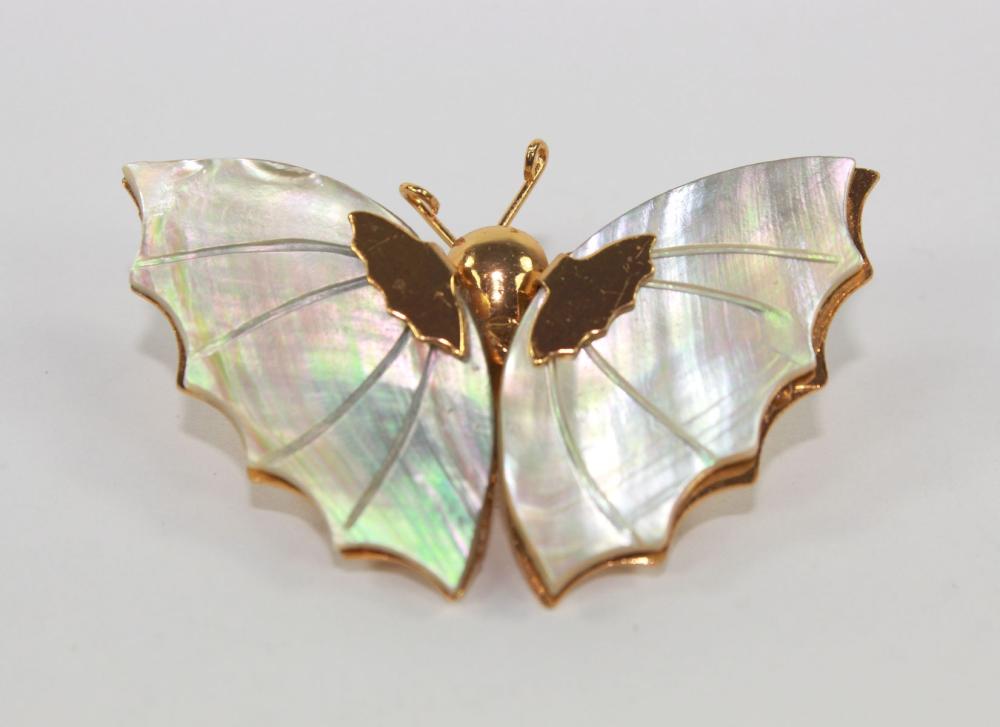 Butterfly Costume Brooch in... image