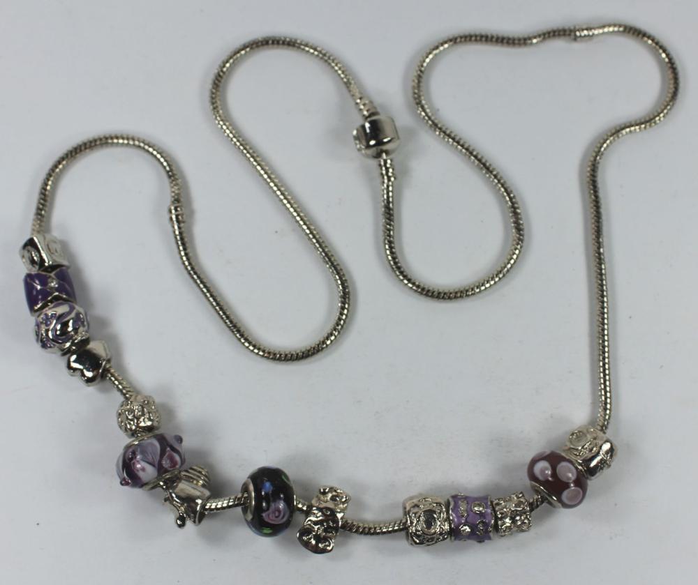 Pandora-style Charm Necklac... image