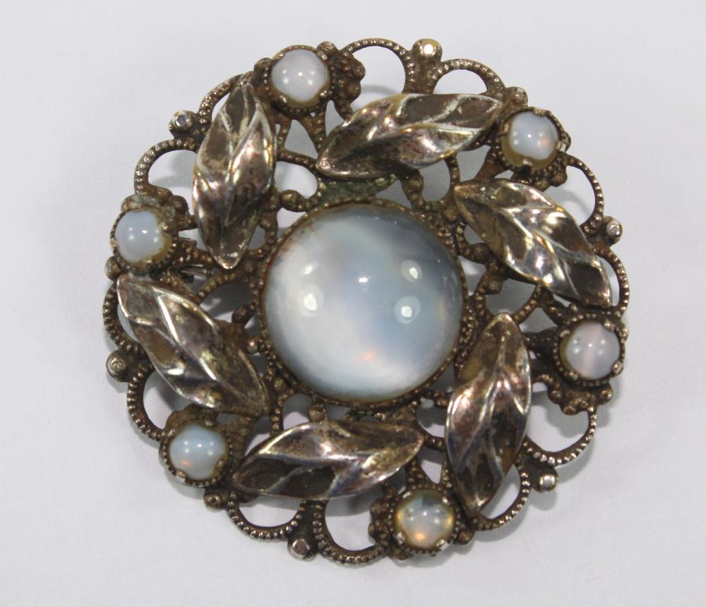 Costume Silver-plate Brooch... image