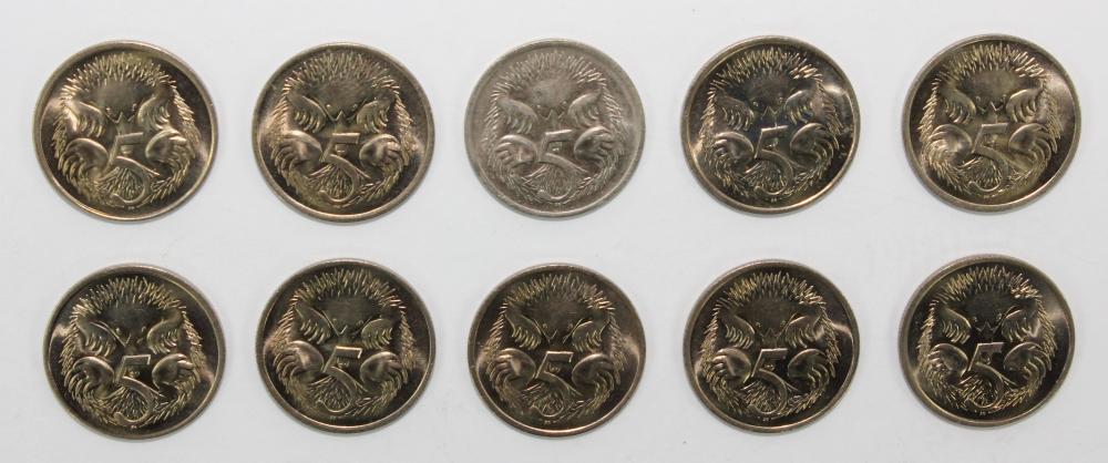 Australia 1974 Five Cents, ... image