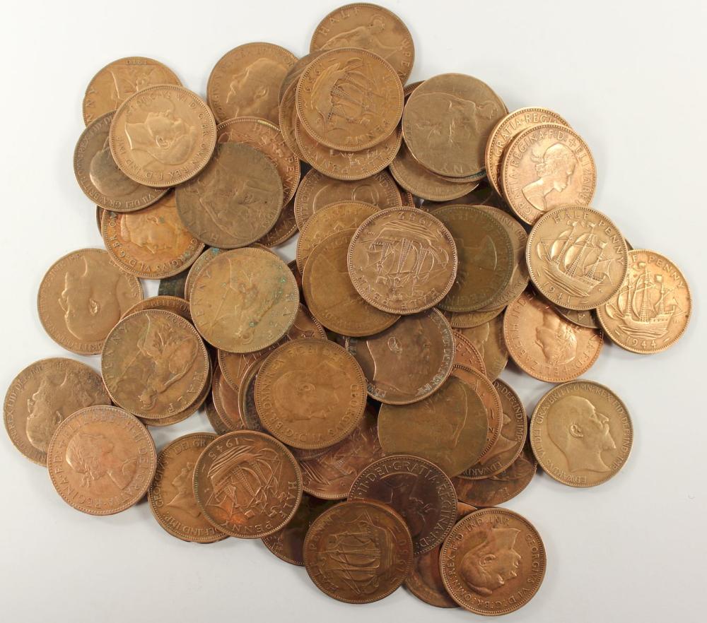 Great Britain Halfpennies, ... image