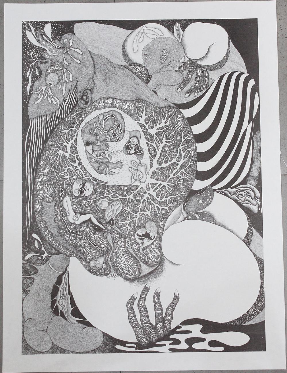 Erotic Print titled 'Partur... image